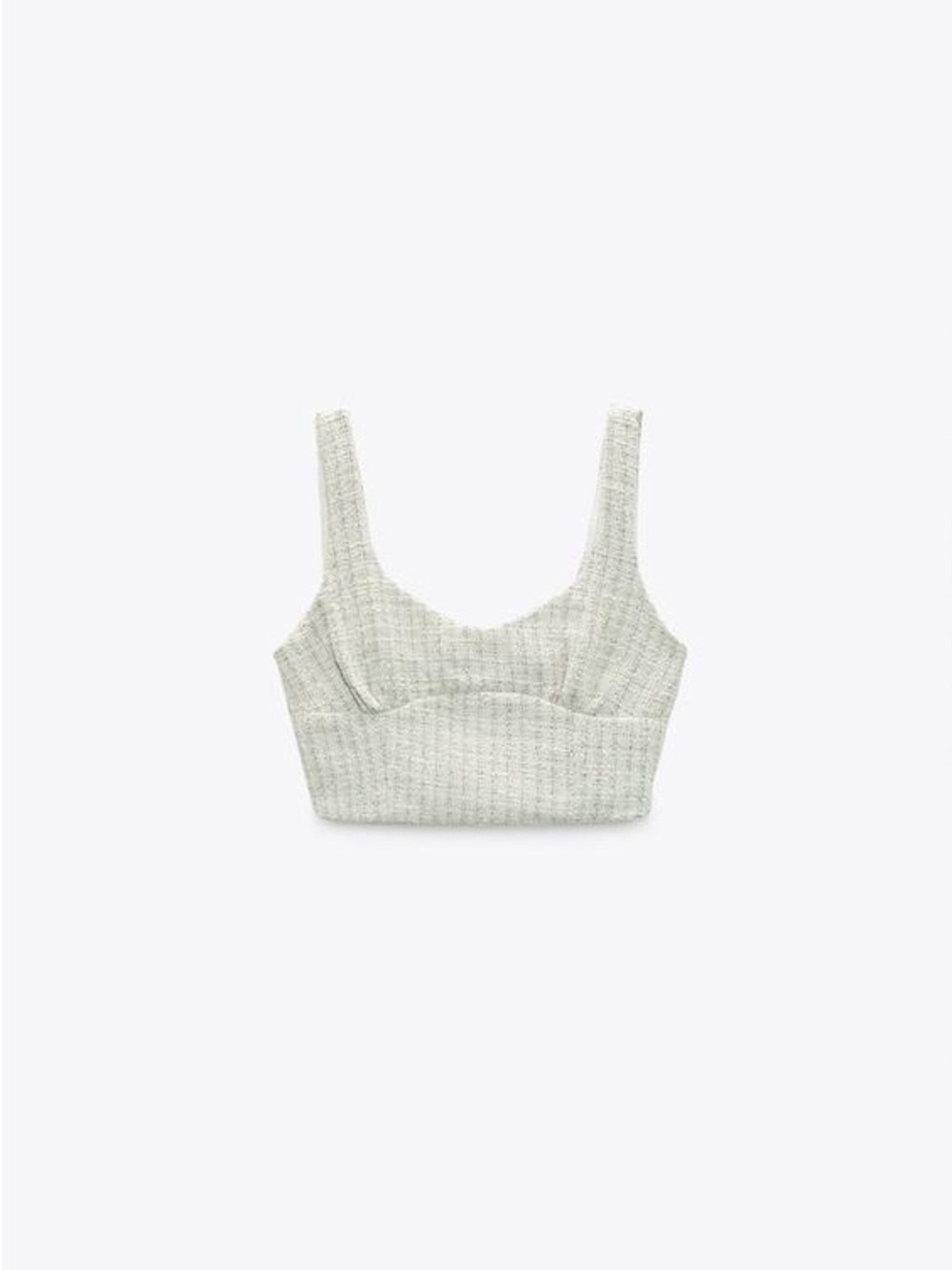 Zara TEXTURED CORSET TOP
